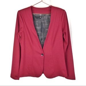 Mossimo Wine Cranberry Blazer Petite